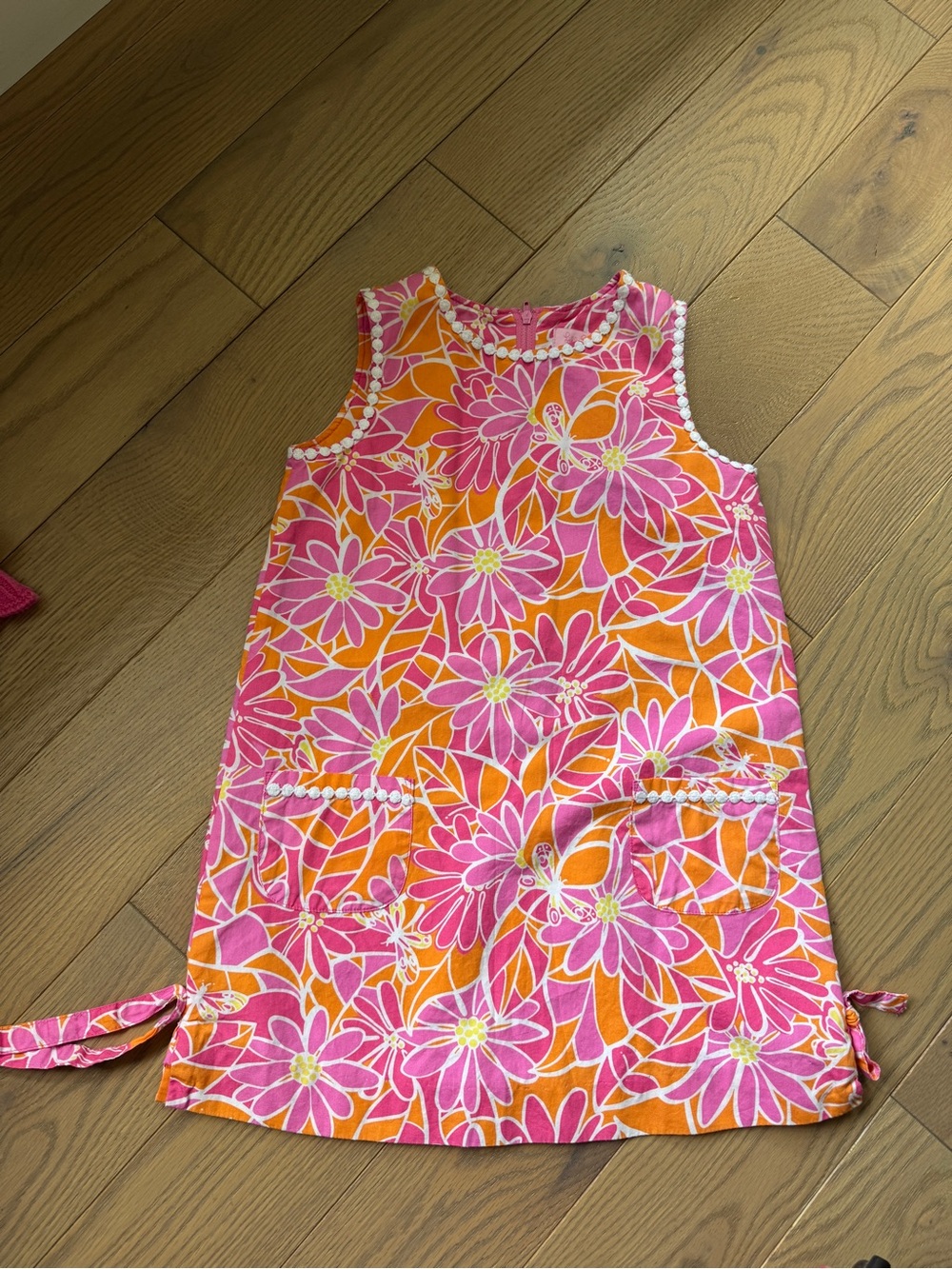 Lilly Pulitzer Pink & Orange Floral Girls Dress